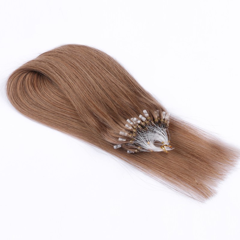 Micro Loop Ring Hair Extension Straight 100% Virgin Remy Hair 12A Grade Brazilian Micro Ring Extensions